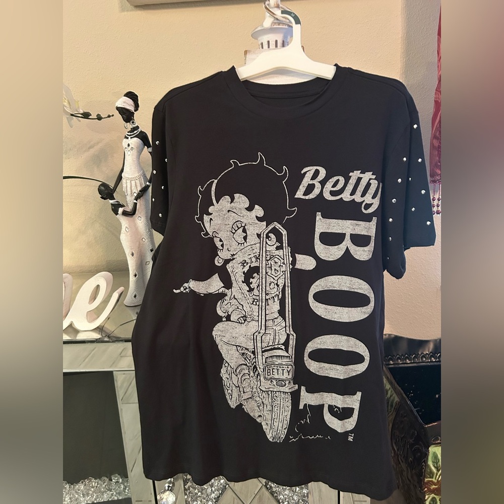 Betty Boop Black Graphic Tee